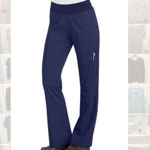 Women’s Navy Healing Hands Yoga Scrub Pants